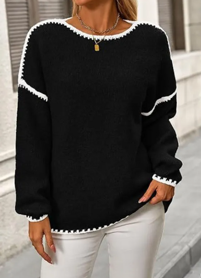 ROVET Cozy Pullover Sweater for Fall and Winter