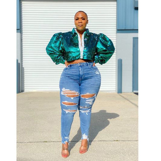 ROVET Large Denim Trousers for Women