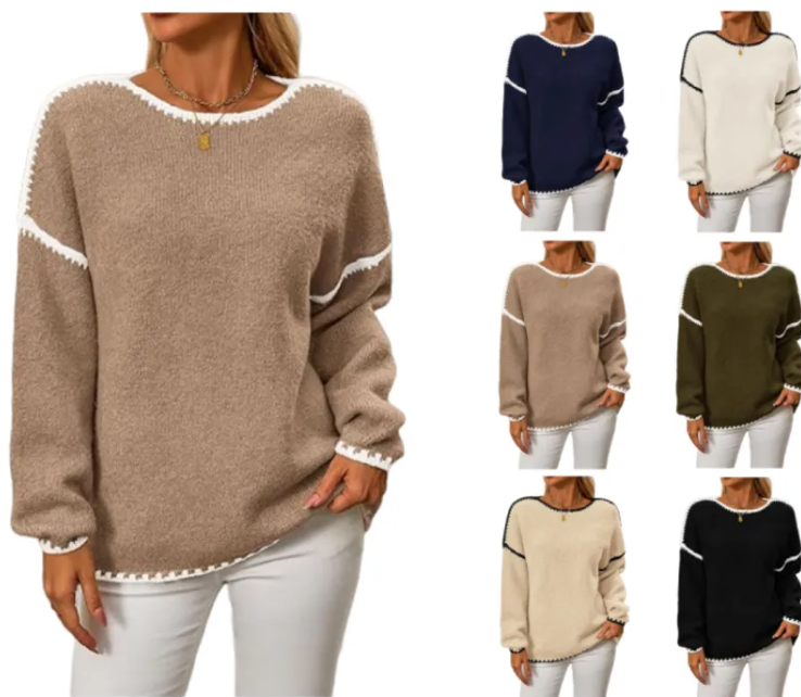 ROVET Cozy Pullover Sweater for Fall and Winter