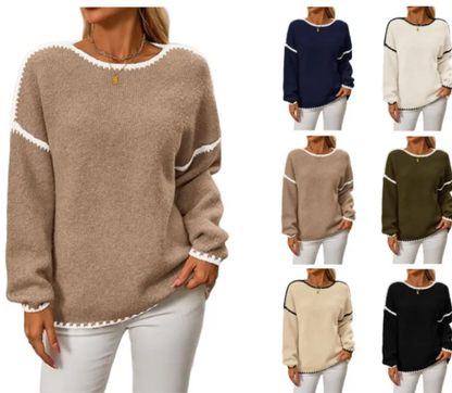 ROVET Cozy Pullover Sweater for Fall and Winter