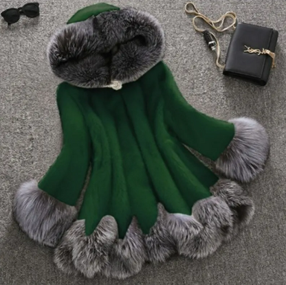 ROVET Faux Fur Mink Fur Coat