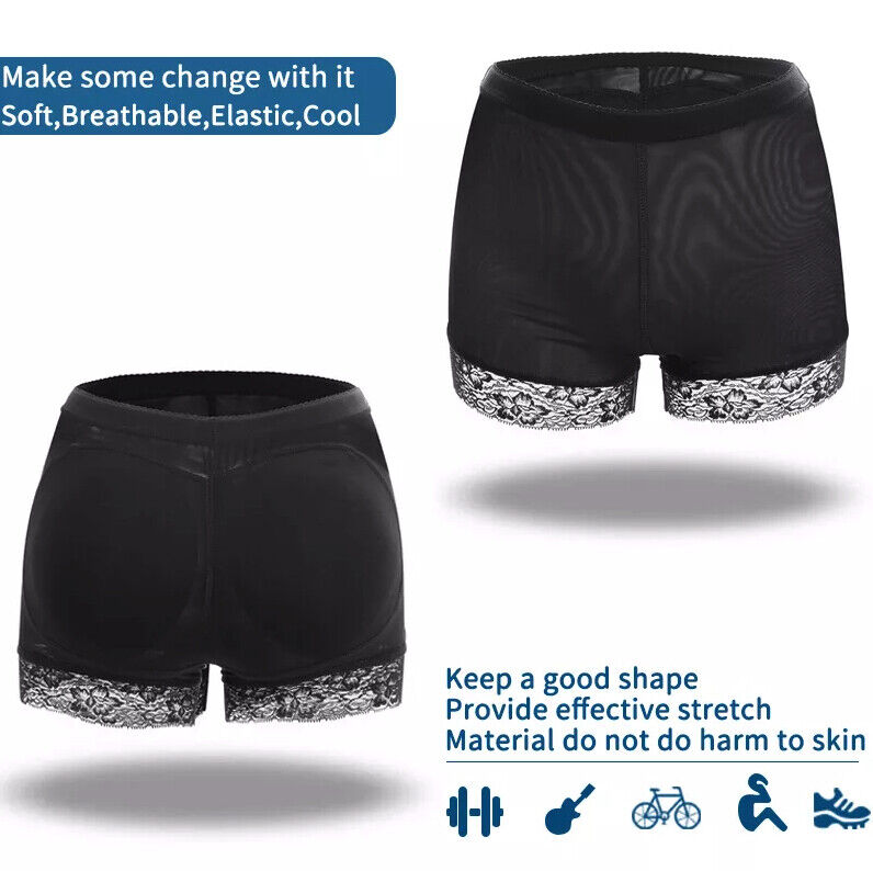 ROVET Booty Shaper Padded Underwear Panty Women's FAKE ASS Butt Lifter & Hip Enhancer