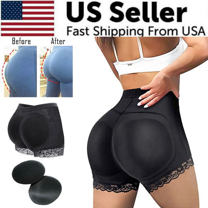 ROVET Booty Shaper Padded Underwear Panty Women's FAKE ASS Butt Lifter & Hip Enhancer