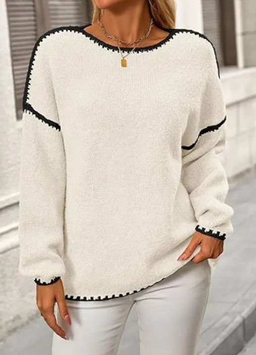 ROVET Cozy Pullover Sweater for Fall and Winter
