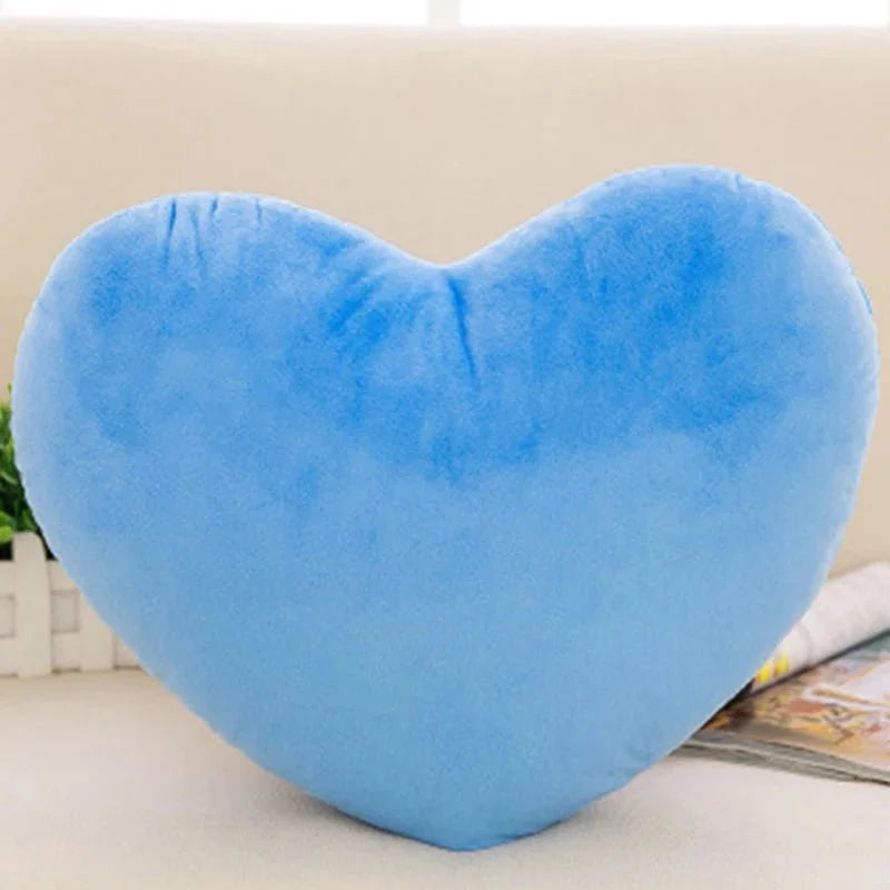 ROVET Cute Plush Heart Shape Pillow Cushion
