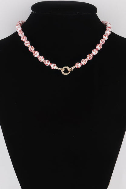 ROVET Flower Beaded Necklace