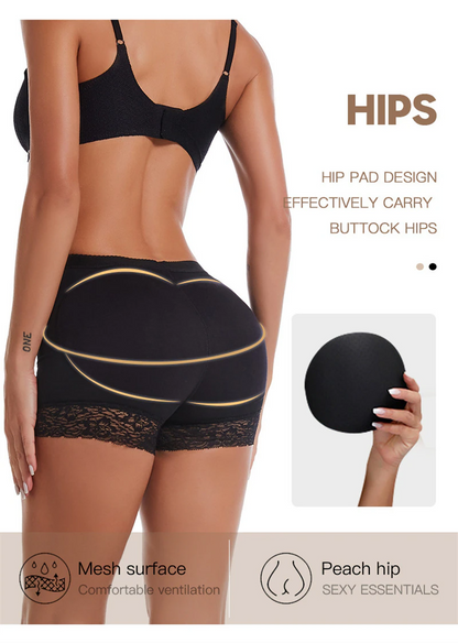 ROVET Booty Shaper Padded Underwear Panty Women's FAKE ASS Butt Lifter & Hip Enhancer