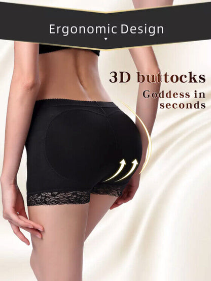 ROVET Booty Shaper Padded Underwear Panty Women's FAKE ASS Butt Lifter & Hip Enhancer