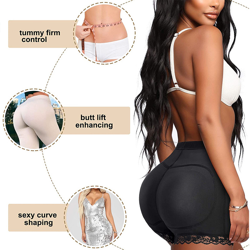 ROVET Booty Shaper Padded Underwear Panty Women's FAKE ASS Butt Lifter & Hip Enhancer