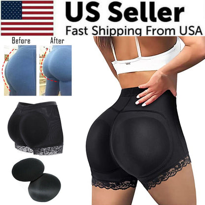 ROVET Booty Shaper Padded Underwear Panty Women's FAKE ASS Butt Lifter & Hip Enhancer