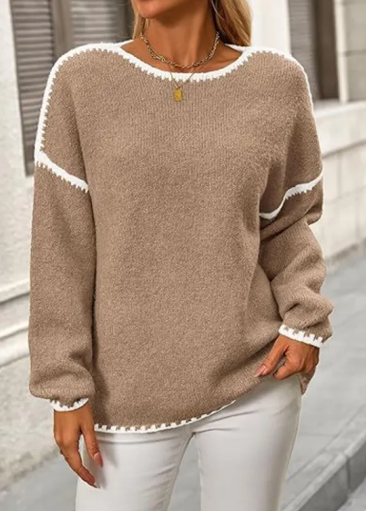 ROVET Cozy Pullover Sweater for Fall and Winter