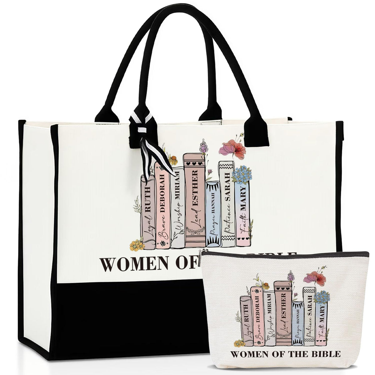 ROVET OQFGD Christian Gifts Christian Gift for Women Women of the Bible Bible Bags for Women Bible Tote Bag for Women Religious Gift for Christian Inspiration Religious Gifts For Women